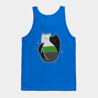 Neutrois Cat LGBT Pride Flag Tank Top